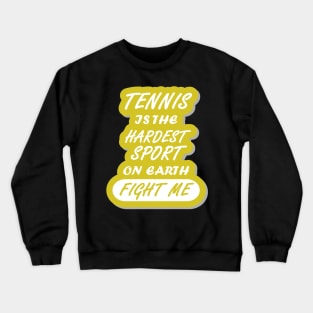 Tennis Vintage Girls Tennis Racket Match Crewneck Sweatshirt